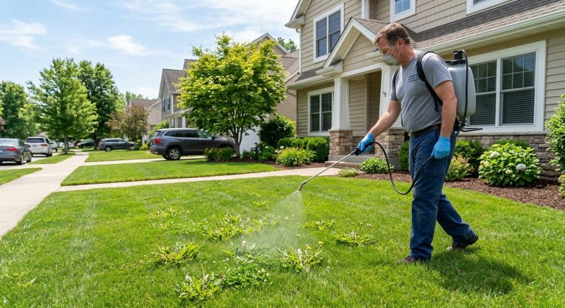 Lawn Weed Treatment in Rockwall, TX
