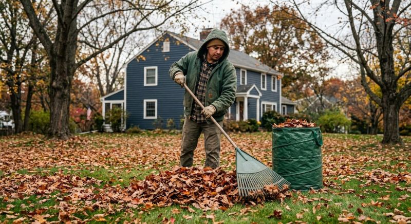 Leaf Raking Service in Ventura County, CA