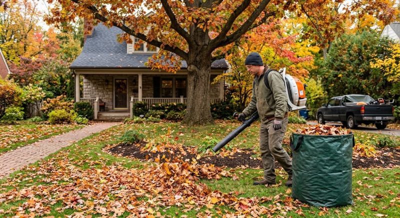 Leaves Vacuuming in Ventura County, CA
