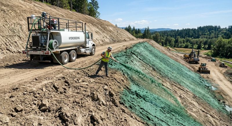 Slope Hydroseeding in Honolulu, HI