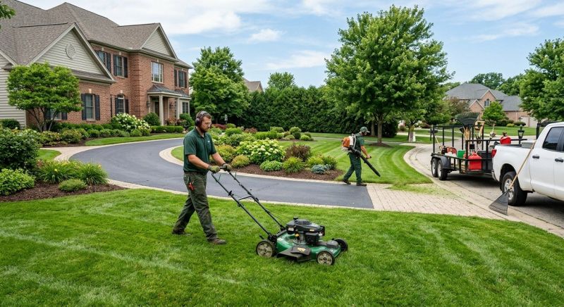 Spring Lawn Maintenance in Bowie, MD